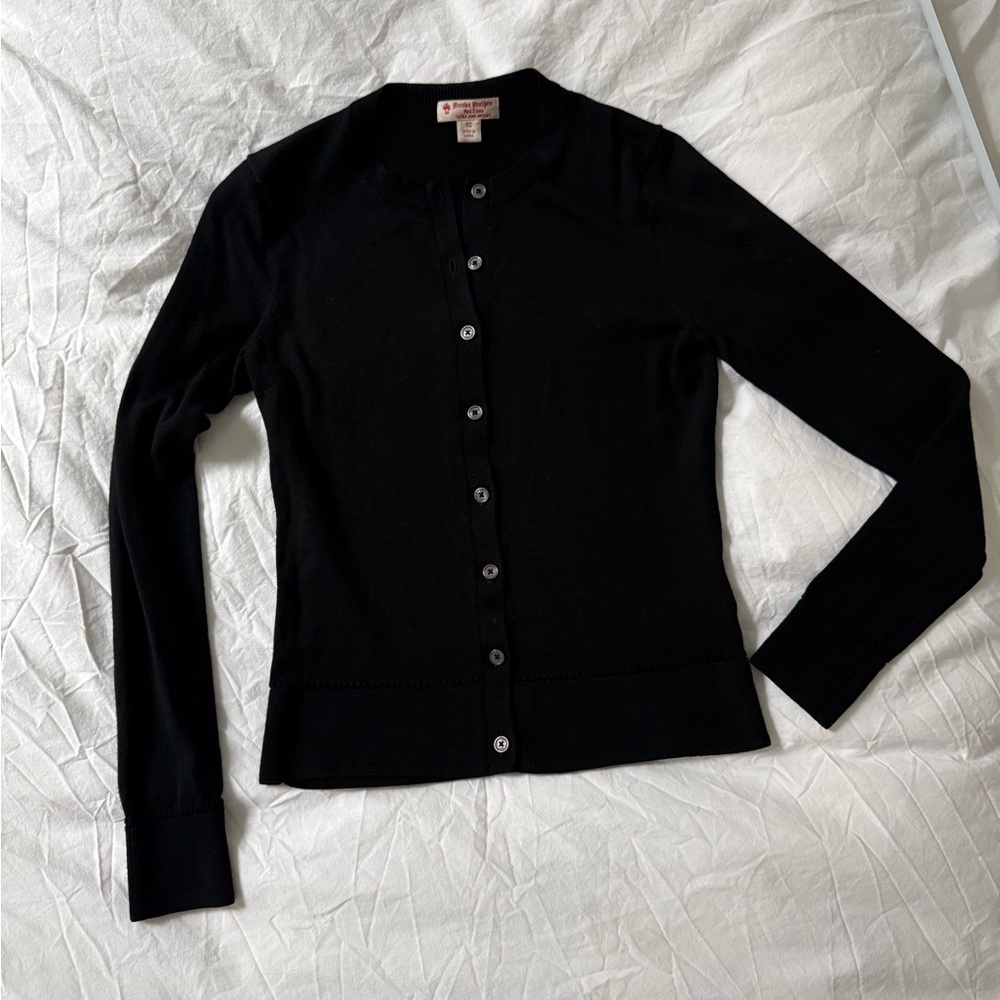 Brooks Brothers Extra Fine Merino Wool Cardigan Black XS
